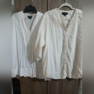 White and Cream Blouses